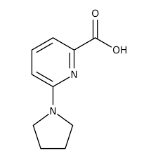 6-Pyrrolidin-1-ylpyridine-2-carboxylic acid, 97% 250mg Maybridge CC38001CB