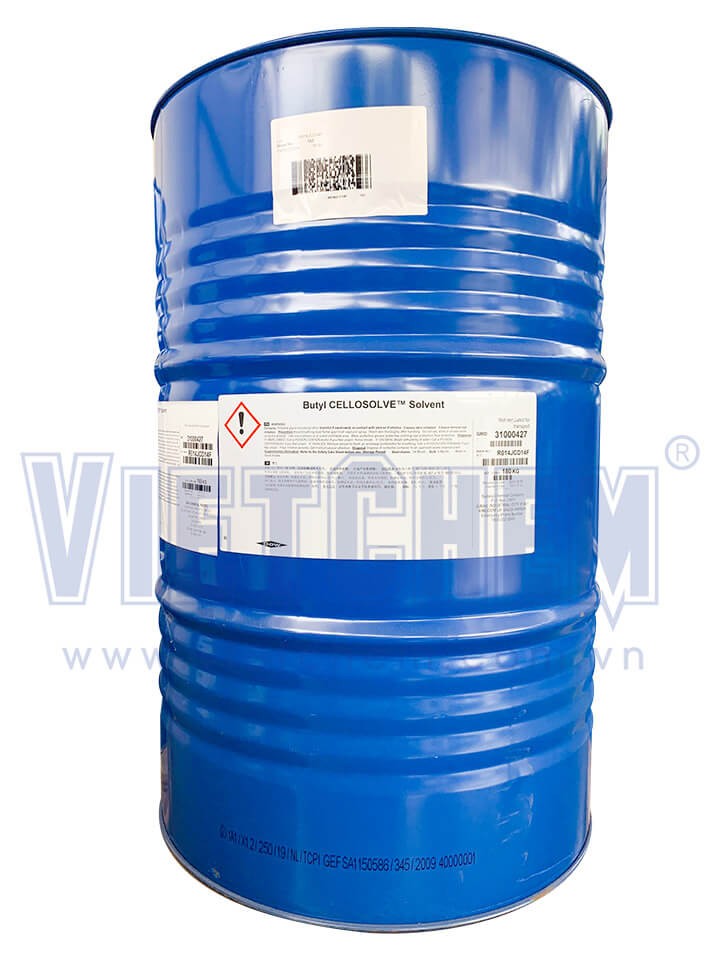 Butyl cellosolve solvent (BCS) C6H14O2, 185kg/phuy hoặc 20 lít/can 111-76-2