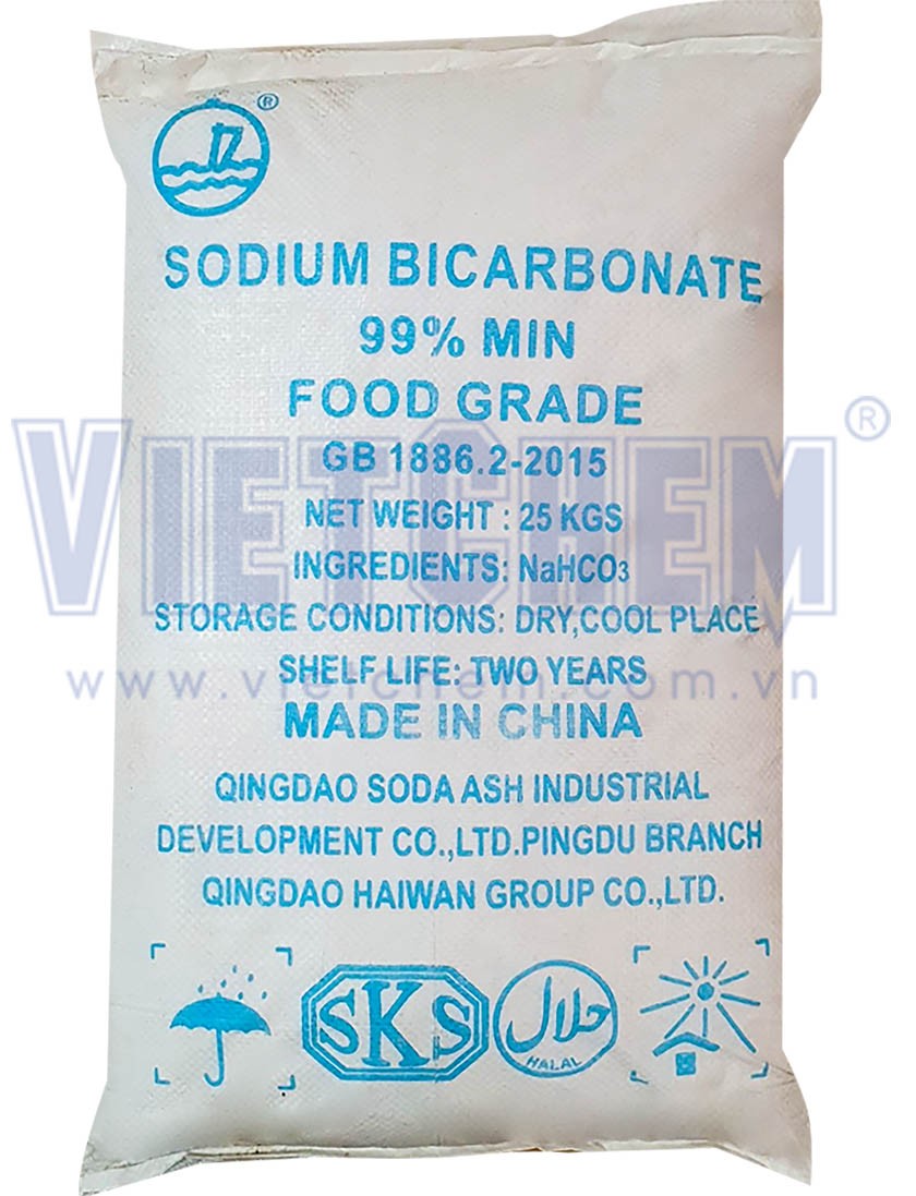 Sodium hydrogen cacbonate NaHCO3 99%, Trung Quốc, 25kg/bao 144-55-8