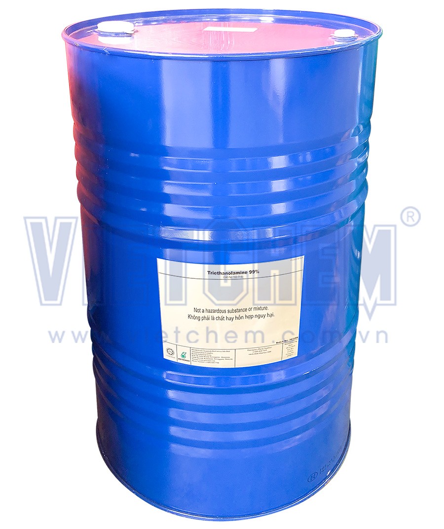 Triethanolamine (TEA) C6H15NO3 99%, Malaysia, 235kg/phuy 102-71-6
