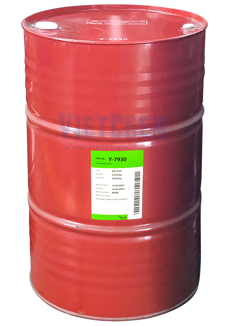 Polypropylene glycol (PPG) 99% C8H22O7, Hàn Quốc, 210kg/phuy 25322-69-4