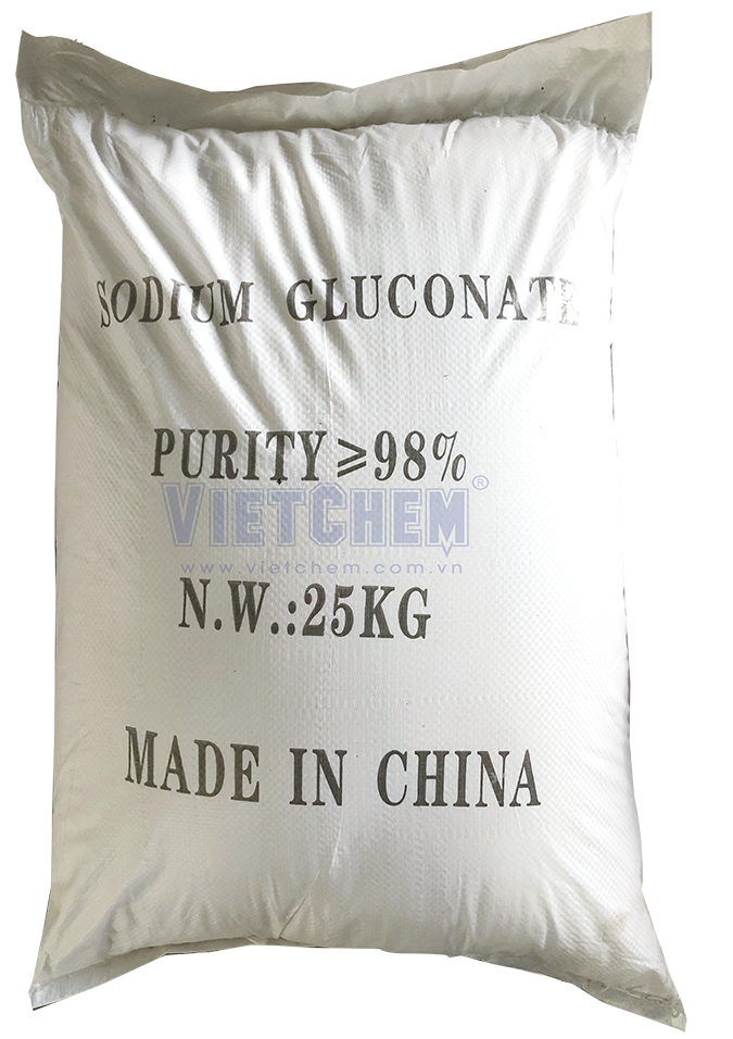 Sodium gluconate 98% min, Trung Quốc, 25kg/bao 527-07-1