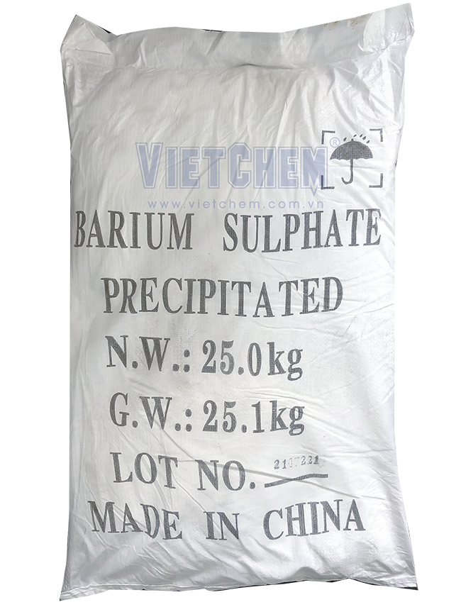 Barium sulfate BaSO4 98%, Trung Quốc, 25kg/bao 7727-43-7