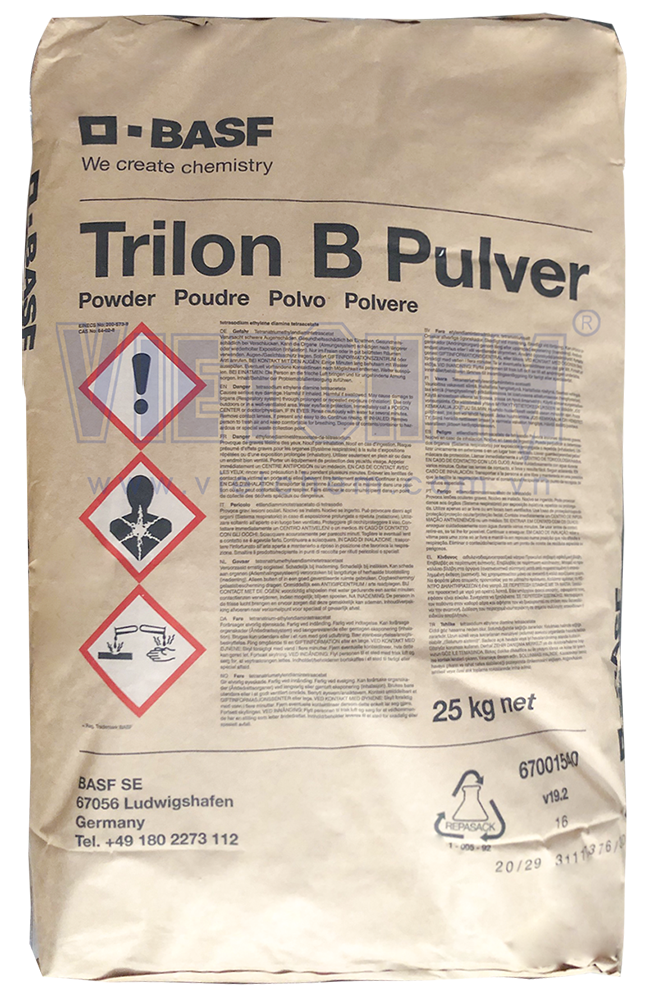 EDTA.4Na Trilon B Pulver 98%, Đức, 25kg/bao 64-02-8