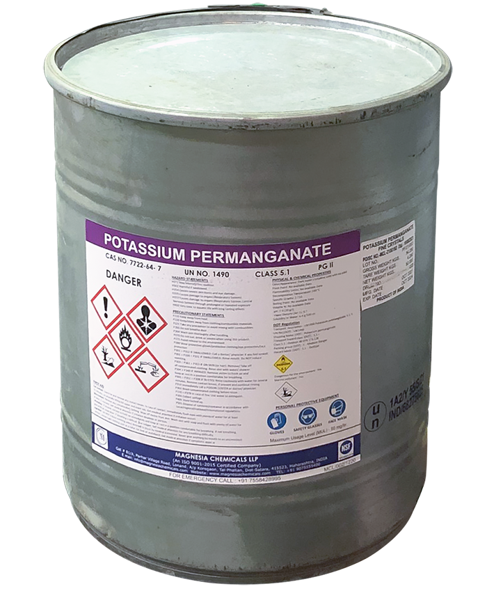 Potassium permanganate KMnO4 99%, Ấn Độ, 50kg/thùng 7722-64-7