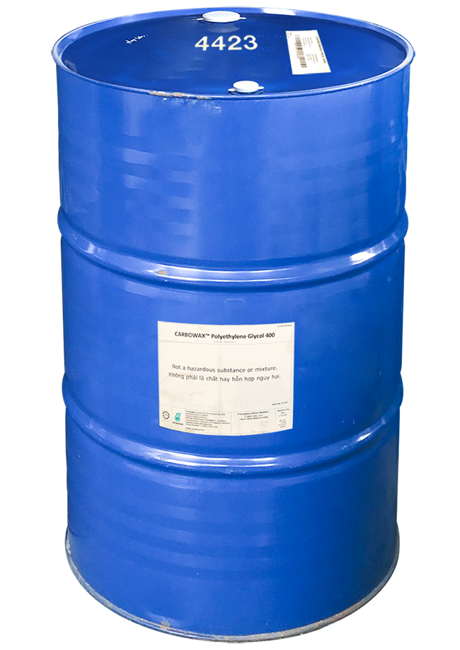 Polyethylene Glycol (PEG 400), 230kg/phuy 25322-68-3