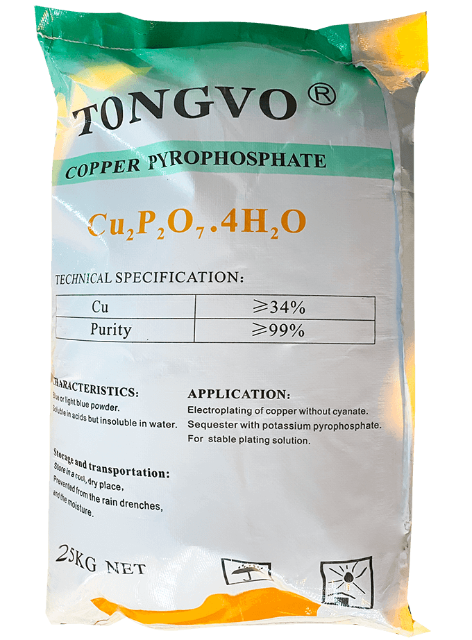 Đồng Pyrophosphate Cu2P2O7, Trung Quốc, 25kg/bao 15191-80-7