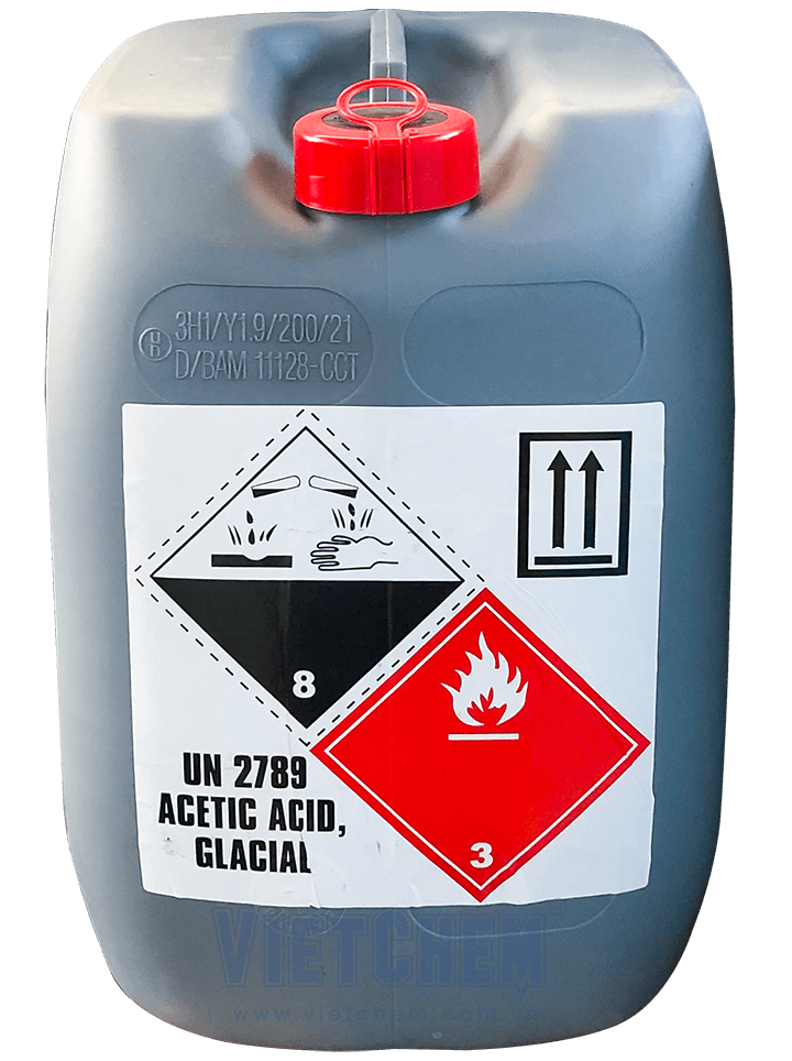 Acetic acid CH3COOH 99%, Đài Loan, 30kg/can 64-19-7