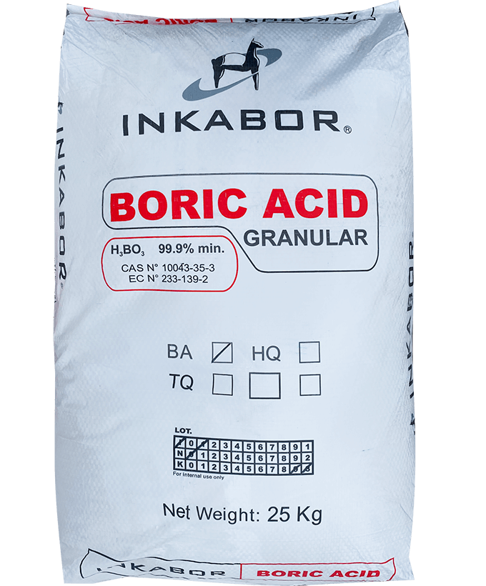 Boric acid H3BO3 99%, Mỹ, 25kg/bao 10043-35-3