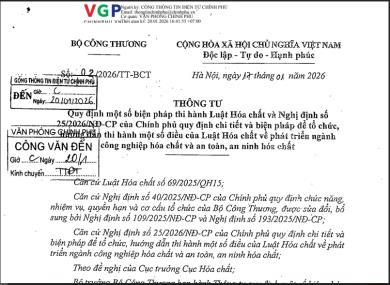 Phân Tích Thông Tư Số 02/2026/TT-BCT Hướng Dẫn Thi Hành Luật Hóa Chất & Nghị Định 25/2026/NĐ-CP
