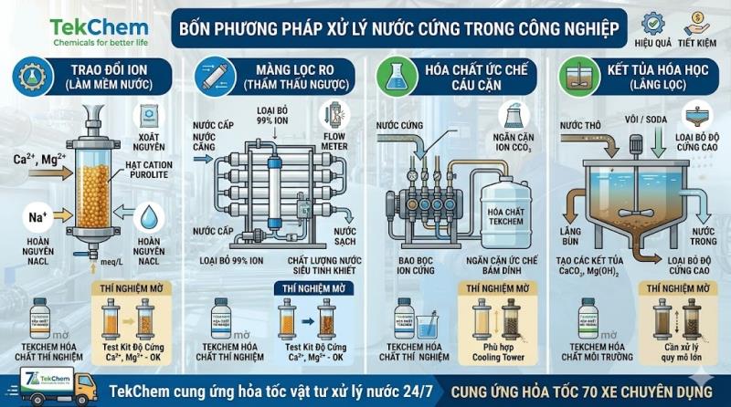 Cách Xử Lý Nước Cứng Trong Công Nghiệp Hiệu Quả Và Tiết Kiệm Nhất