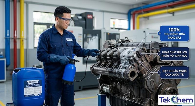Top 5 Chất Tẩy Dầu Mỡ Cho Máy Móc Công Nghiệp Tốt Nhất 2026