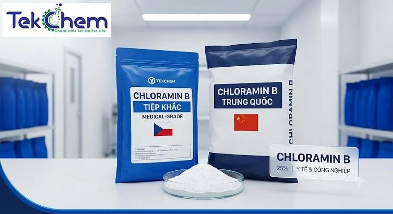 Chloramin B là gì? Cách Pha Khử Khuẩn Chuẩn Y Tế & Báo Giá