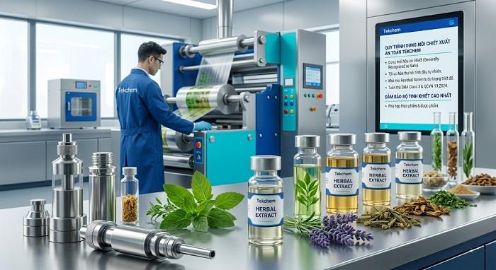 Dung môi chiết xuất tinh dầu thảo dược an toàn