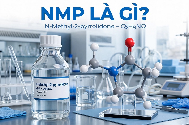 NMP là gì? Tính chất, ứng dụng của N-Methyl-2-pyrrolidone