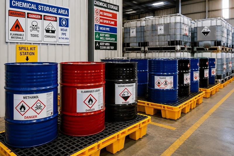 Các Yếu Tố Nguy Hiểm Có Thể Xảy Ra Trong Quá Trình Bảo Quản Hóa Chất Và Biện Pháp Phòng Tránh Toàn Diện