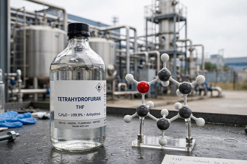Tetrahydrofuran dùng để làm gì? Ứng dụng THF trong công nghiệp và phòng lab