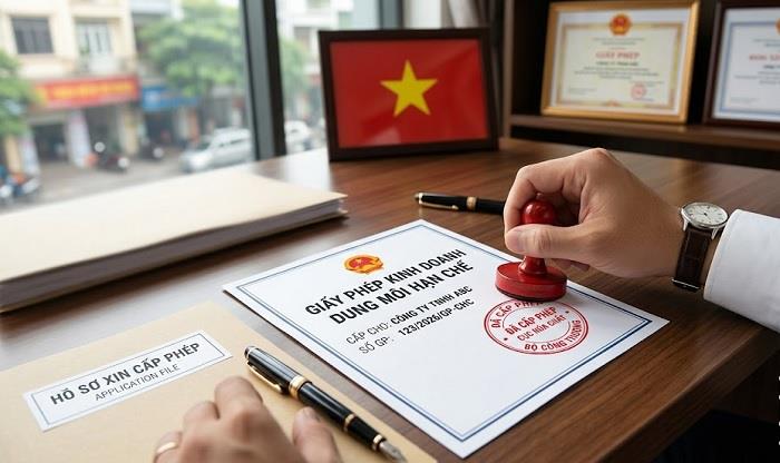 Thủ tục xin giấy phép kinh doanh dung môi hạn chế mới nhất 2026