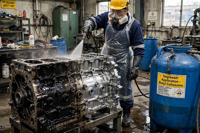 Dung Môi Butyl Cellosolve Ứng Dụng Trong Tẩy Rửa Dầu Mỡ